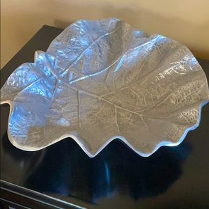 Silver leaf dish